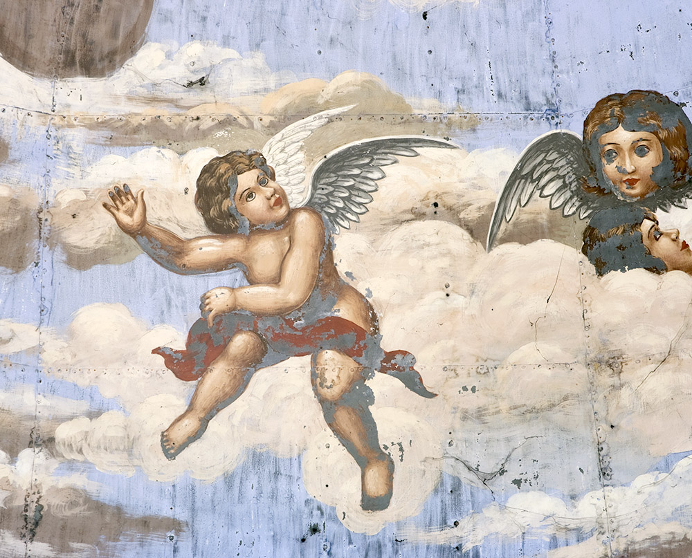 Gapan Church dome ceiling painting